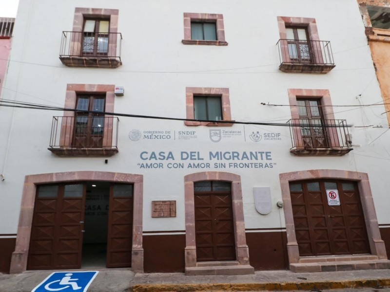 Lista casa asistencial para migrantes en Zacatecas
