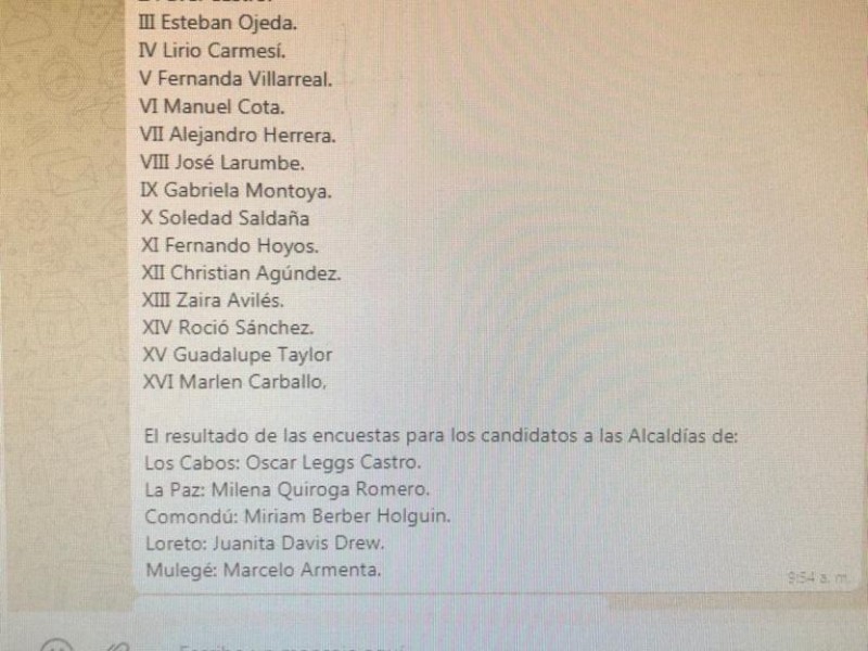 Lista de candidatos de Morena es falsa: Rentería