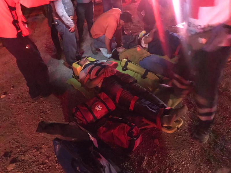 Lista de heridos en accidente en Chiapas