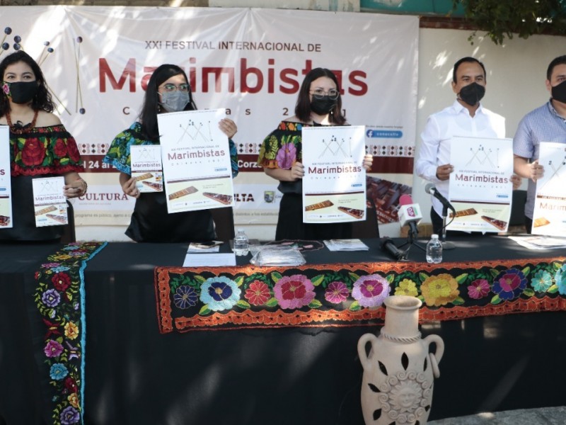 Lista edición XXI del Festival Internacional de Marimbistas 2021