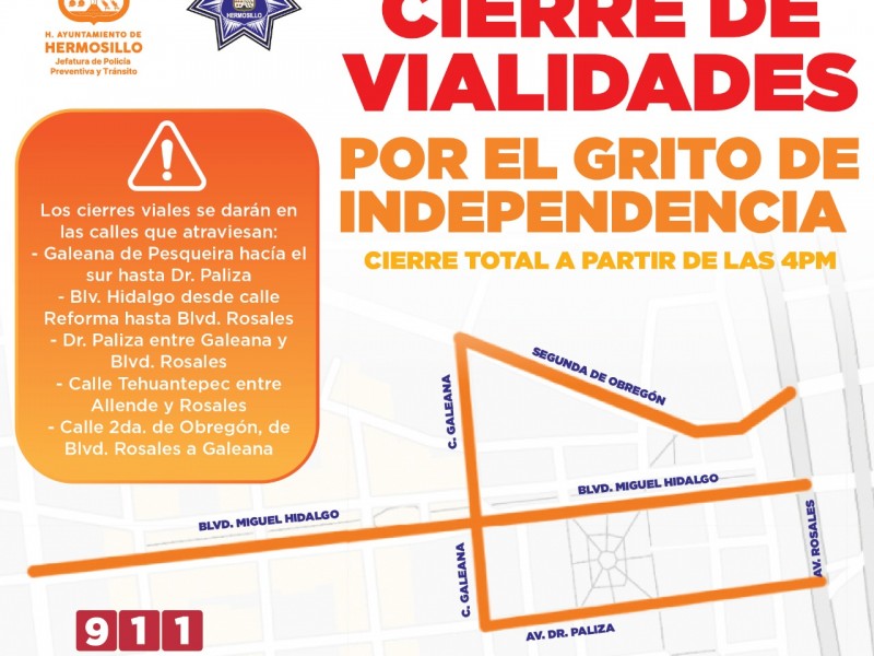 Listo el operativo por el Grito de Independencia