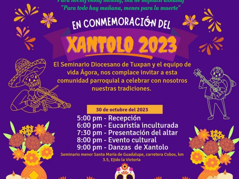 Listo el Xantolo 2023 del Seminario Diocesano de Tuxpan