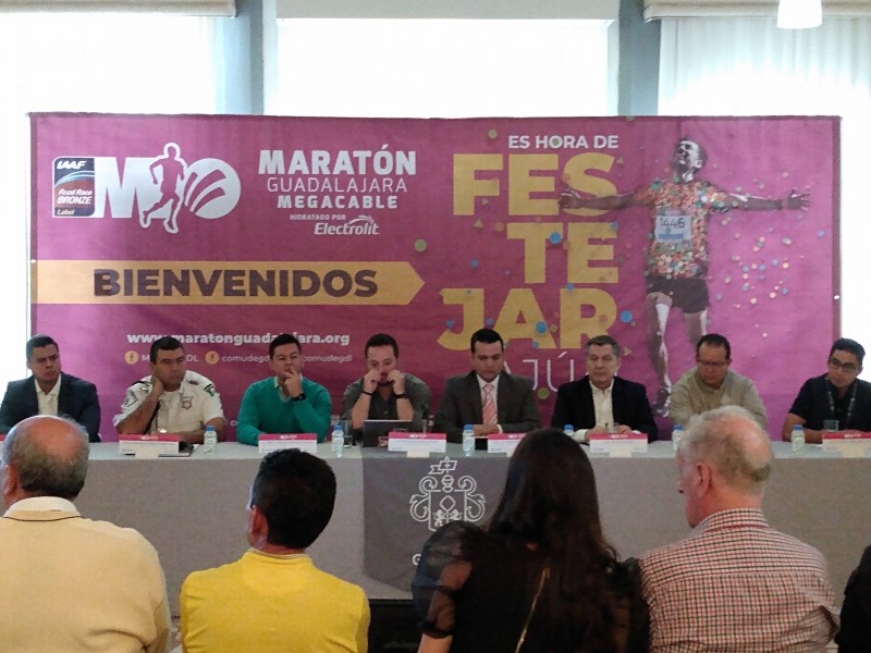 Listo operativo de seguridad para Maratón Guadalajara Megacable