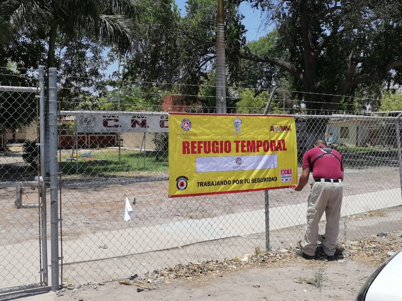 Listos albergues en Ahome ante posibles efectos de tormenta tropical