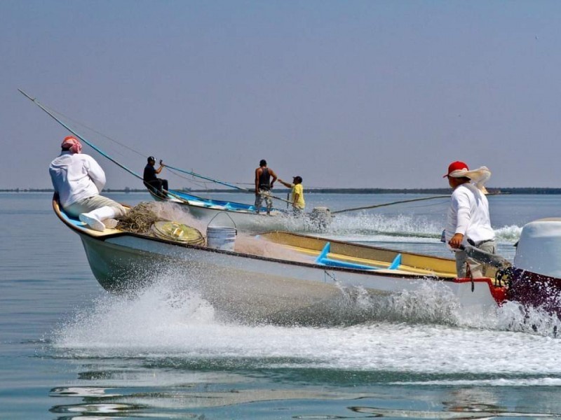 Listos rivereños para la pesca del camarón, esperan clima favorable