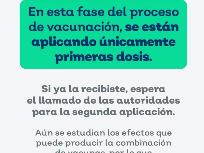 Llama secretario a no acudir a GDL por segunda dosis