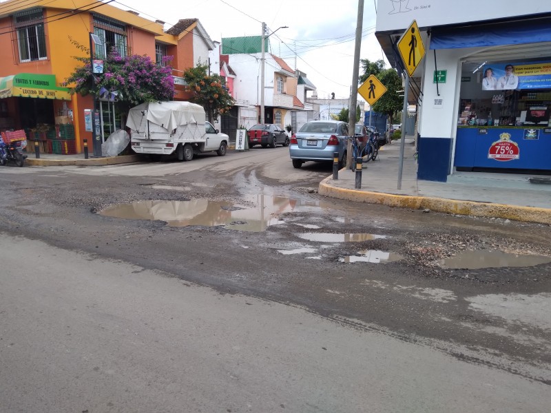 Llaman a atender baches en boulevard Aldama