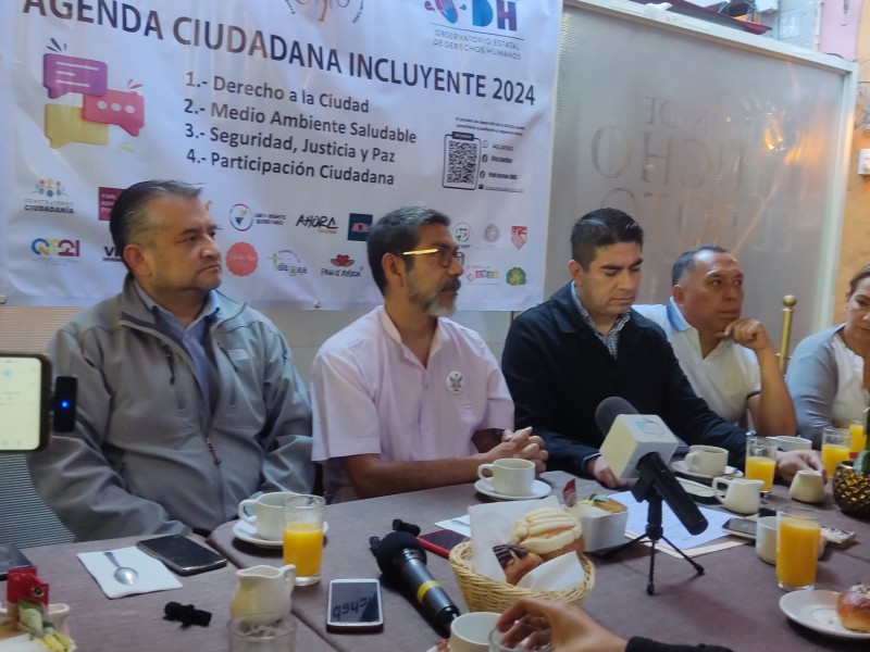 Llaman a candidatos federales a firmar Agenda Ciudadana Incluyente 2024