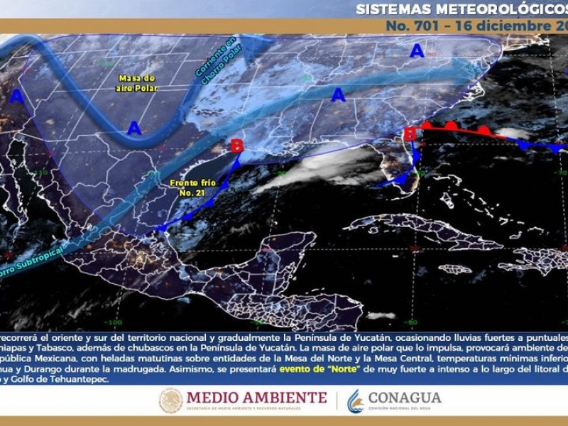 Llaman a extremar precauciones por frío intenso en Sonora