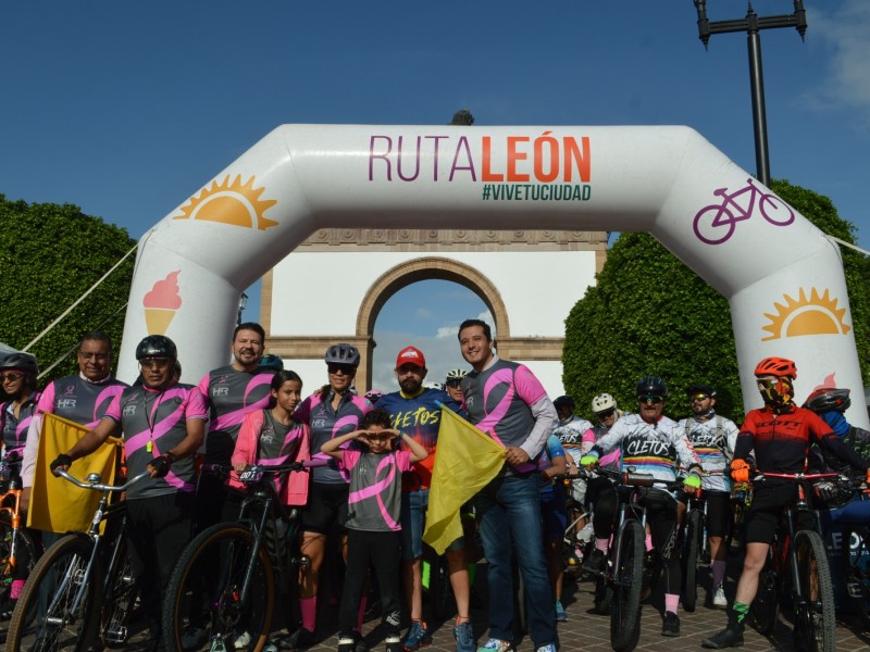 Llaman a prevenir cáncer de mama con rodada ciclista