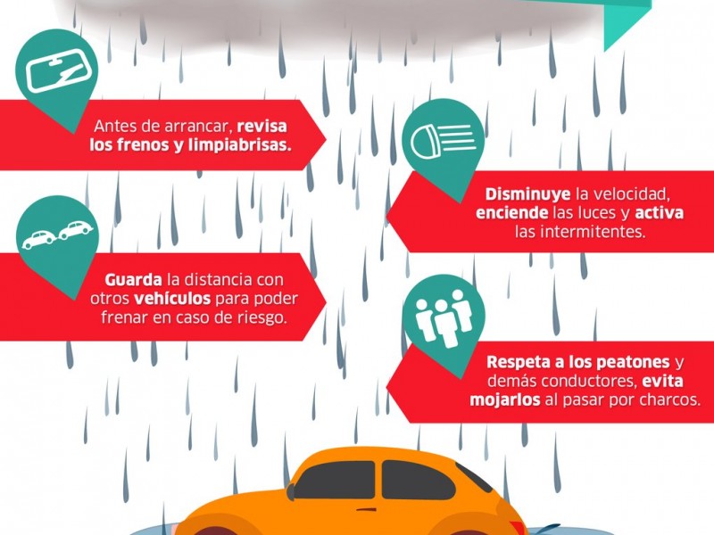 Llaman a tener precaución al manejar