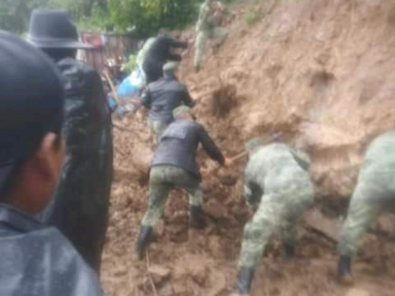 Llega a 20 el número de víctimas mortales por lluvias en Chiapas