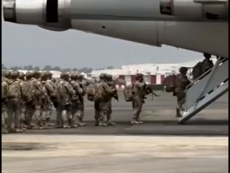 Llega a Irapuato Fuerza Especial del Ejercito Mexicano
