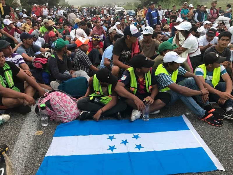 Llega a Oaxaca carvana de migrantes