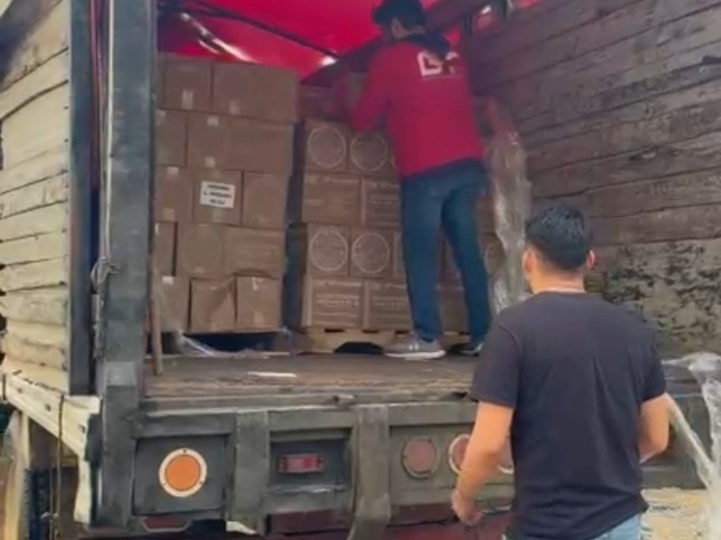 Llega ayuda a municipios afectados por lluvias, hay 9 personas sin vida.