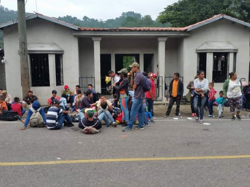 Llega caravana Migrantes a Guatemala