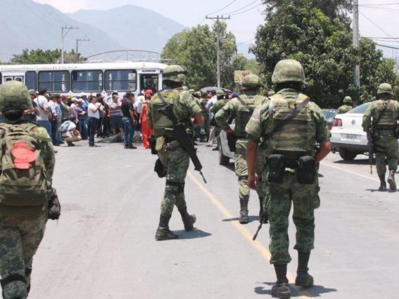 Llega el Ejército a Acultzingo