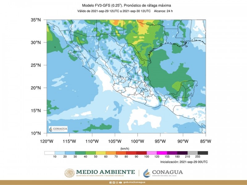 Llega el frente frío 2 al norte del país