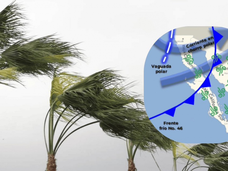 Llega el frente frío no.46 a Sonora