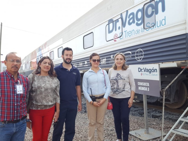 Llega el tren de la Salud a Guaymas