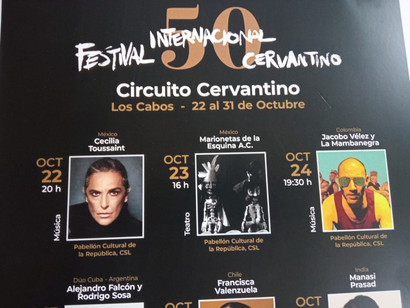 Llegará Festival Cervantino a Los Cabos