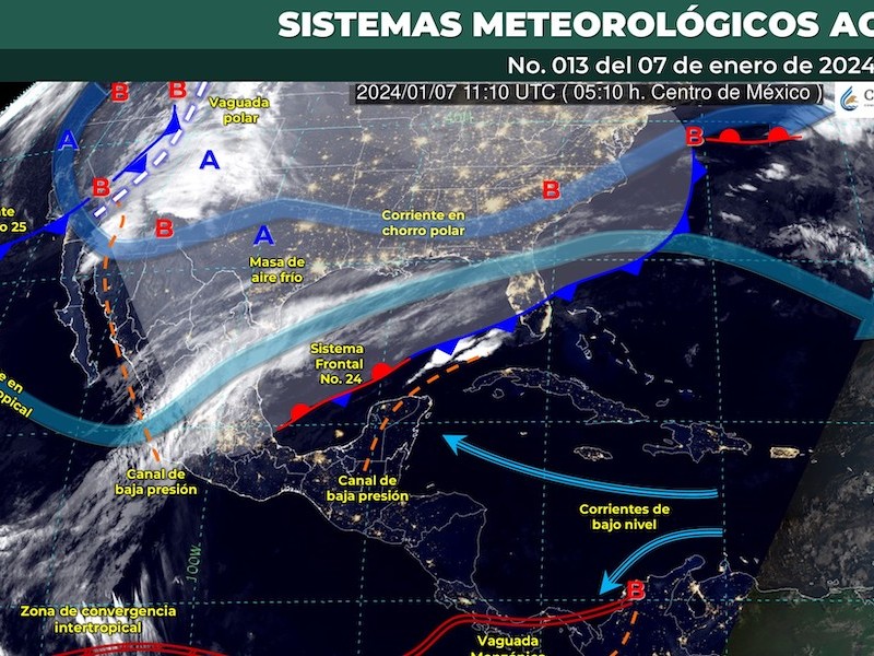 Llega la cuarta tormenta invernal a México