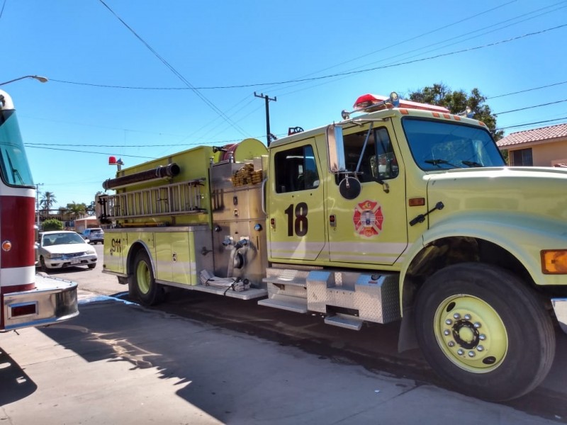 Llega máquina a Bomberos Empalme