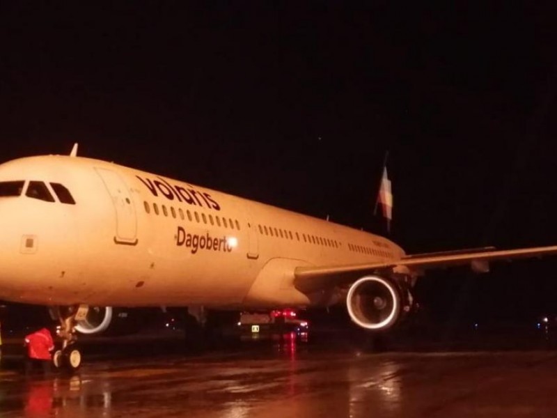 Llegó primer vuelo proveniente de Tijuana