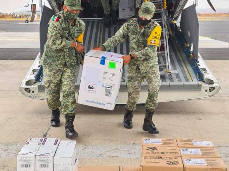 Llega segundo lote de vacunas COVID a Zacatecas