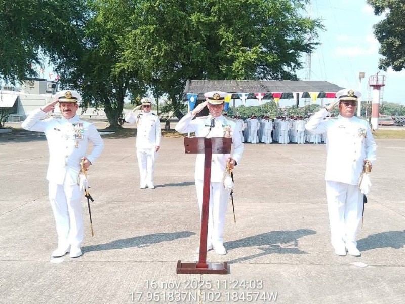 Llega Vicealmirante Anselmo Osorio Fraga a la Décima Octava Zona Naval