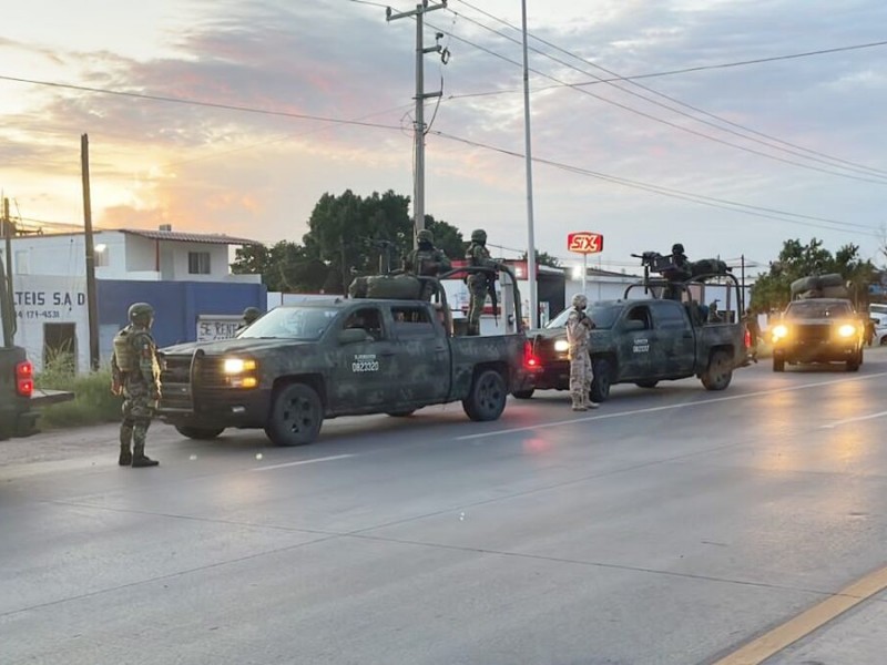 Llegada de militares garantizará la tranquilidad en Sonora