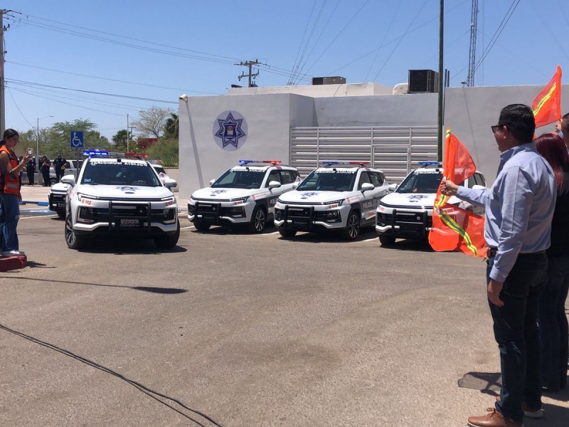 Llegan 10 patrullas eléctricas más a Hermosillo