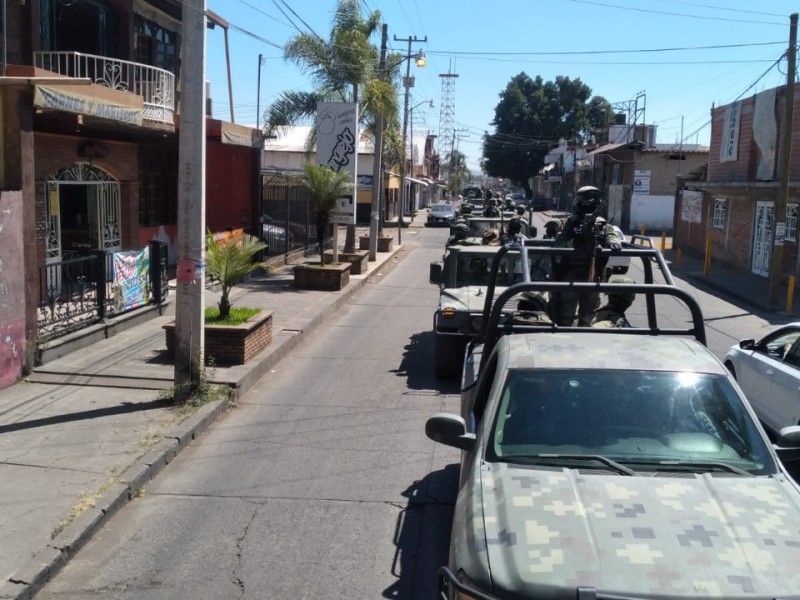 Llegan 300 elementos del Ejército a reforzar seguridad en Uruapan