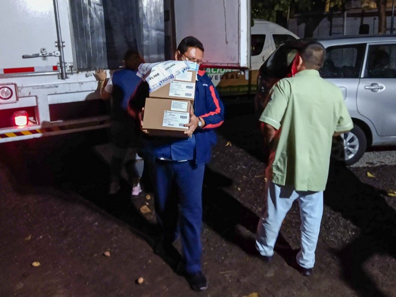 Llegan a Colima 32 mil 200 dosis antiCovid-19