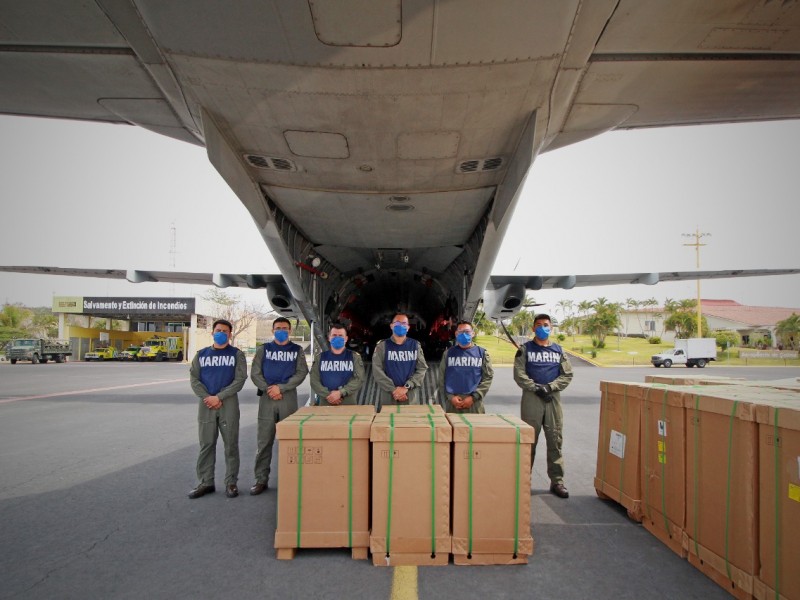 Llegan a Colima ventiladores para pacientes con Covid-19