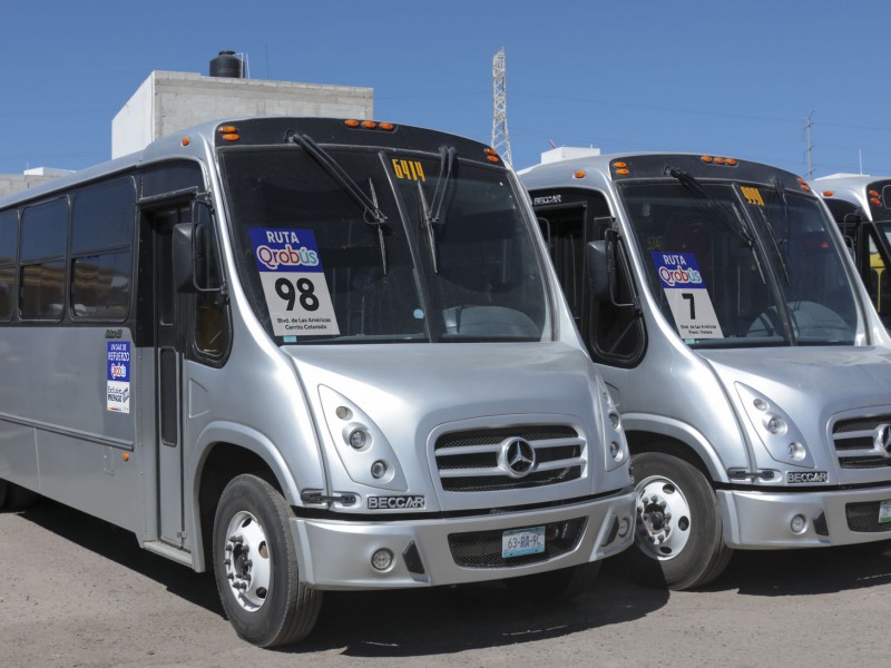 Llegan a Querétaro 60 nuevos camiones para transporte público