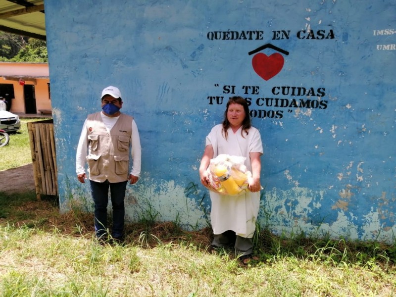 Llegan apoyos alimentarios a la Selva Lacandona