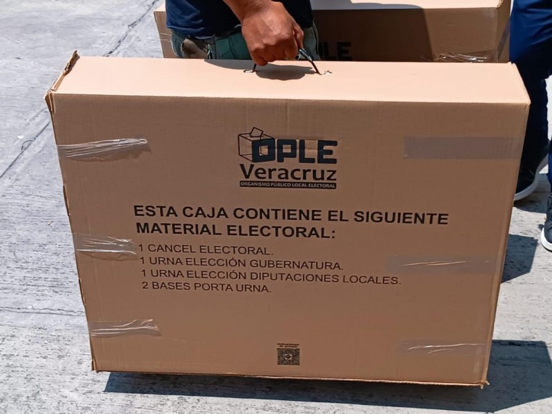 Llegan boletas electorales a Coatepec