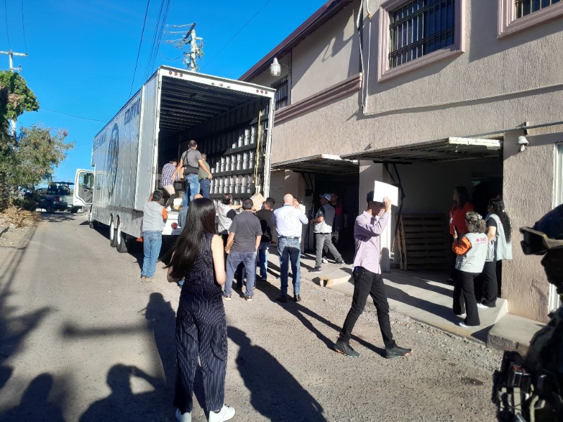 Llegan boletas electorales al INE Guaymas