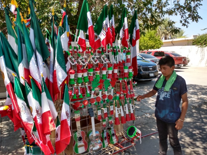 Llegan las banderitas patrias a Hermosillo