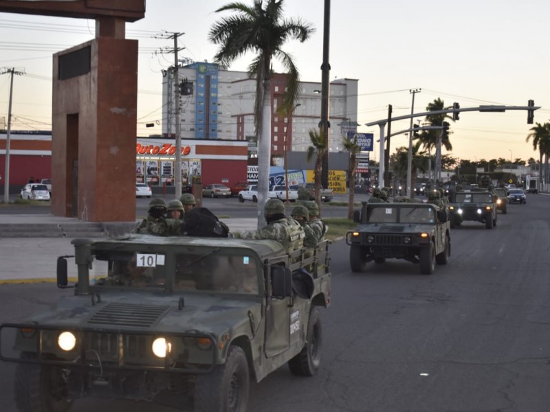 Llegan más militares a Sonora para combatir a la delincuencia
