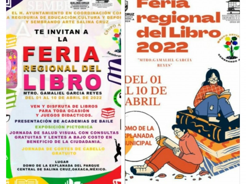 Llegará a Salina Cruz la feria regional del libro