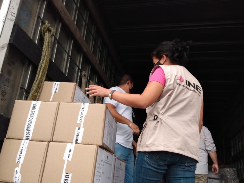 Llegaron las boletas electorales para el distrito federal 05 Zamora