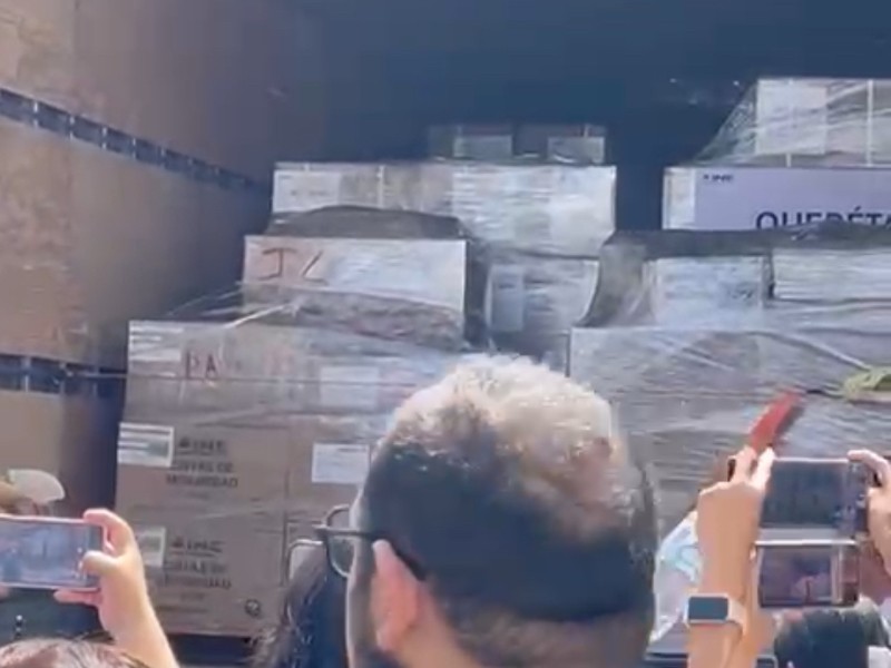 Llegó a Querétaro el material electoral para junio