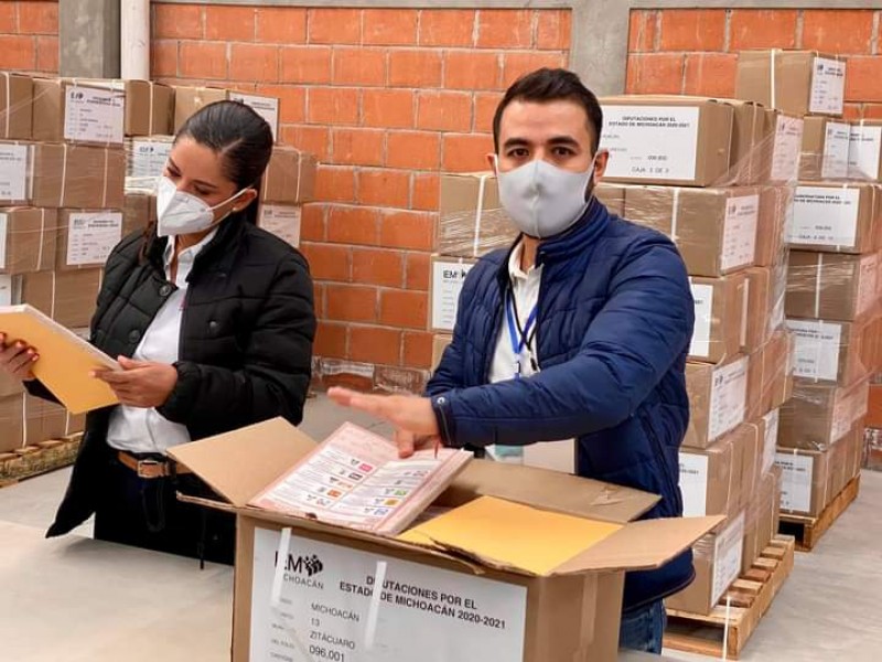 Llegó material electoral a Michoacán: votarán más de 3 millones