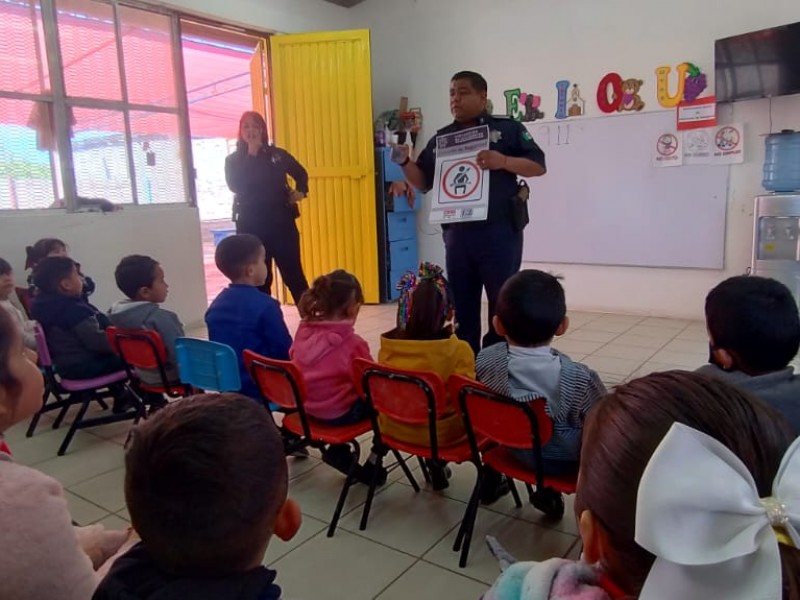 Lleva Policía Municipal educación vial a escuelas