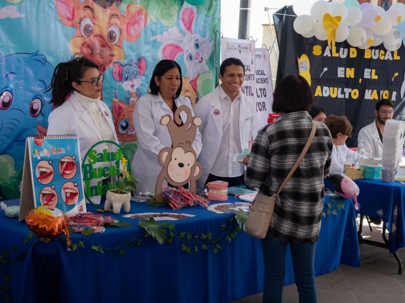 Lleva SESA Feria de la Salud Bucal a Amealco