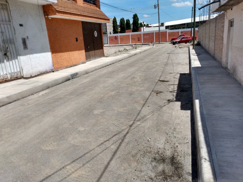 Llevan 4 meses con obra inconclusa