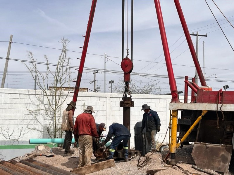 Realizan trabajos de mantenimiento en el Pozo Almendros