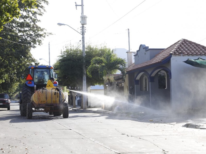 Llevan Jornada de Sanitización a colonias de Culiacán